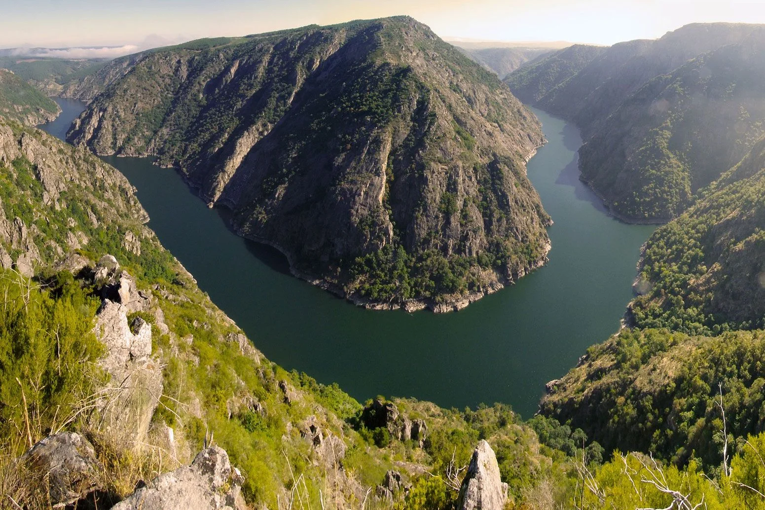 Cañón del río Sil en la Ribeira Sacra